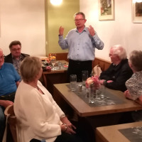 Roman Niederberger bei seiner Vorstellungsrede